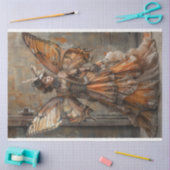 Monarch Butterfly Fairy Decoupage Seidenpapier (Basteln)