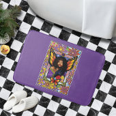 Monarch Butterfly Fairy Lila Badematte