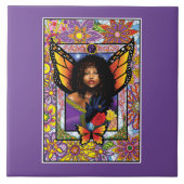 Monarch Butterfly Fairy Lila Fliese (Vorderseite)