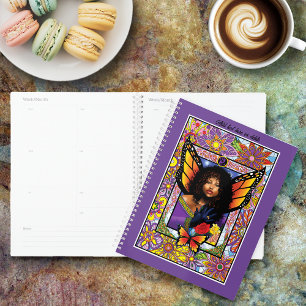 Monarch Butterfly Fairy Lila Planer