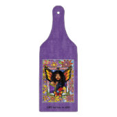 Monarch Butterfly Fairy Lila Schneidebrett (Vorderseite)