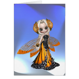 Monarch Butterfly Fairy, schwarz innen