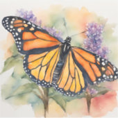 Monarch Butterfly Farbe Druck Aufkleber (Vorderseite)