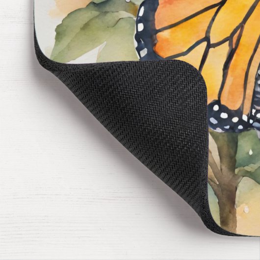 Monarch Butterfly Farbe Druck Mousepad (Ecke)