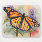 Monarch Butterfly Farbe Druck Mousepad (Vorne)