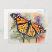 Monarch Butterfly Farbe Druck Postkarte (Vorne/Hinten)