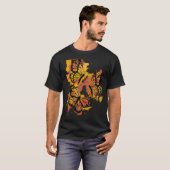 Monarch Butterfly Farbenfrost T-Shirt (Vorne ganz)