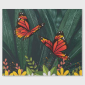 Monarch Butterfly Feb 6_21 Geschenkpapier (Flach)