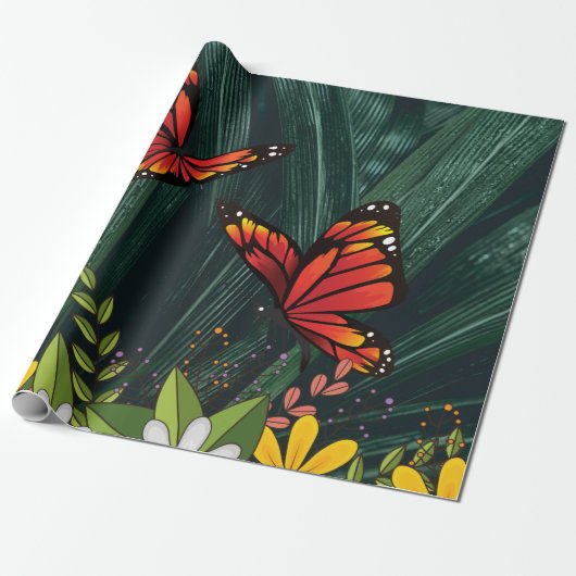 Monarch Butterfly Feb 6_21 Geschenkpapier (Ungerollt)