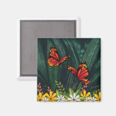 Monarch Butterfly Feb 6_21 Magnet (Vorderseite/Rückseite)