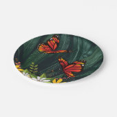 Monarch Butterfly Feb 6_21 Pappteller (Schrägansicht)