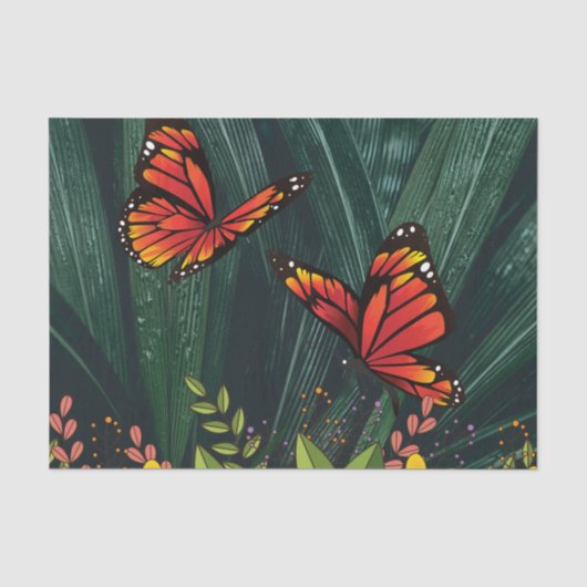 Monarch Butterfly Feb 6_21 Seidenpapier (Vorderseite)