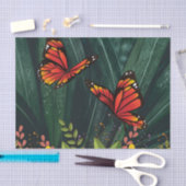 Monarch Butterfly Feb 6_21 Seidenpapier (Handwerk)