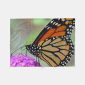 Monarch Butterfly Fleece Blanket (klein) (Vorderseite (Horizontal))
