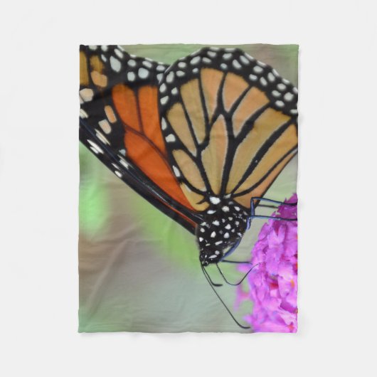 Monarch Butterfly Fleece Blanket (klein) (Vorderseite)