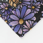 Monarch Butterfly Fleecedecke (Ecke)
