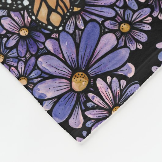 Monarch Butterfly                                  Fleecedecke (Ecke)