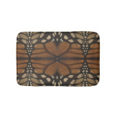 Monarch Butterfly Flügel Nah-Up-Muster Badematte (Vorderseite)