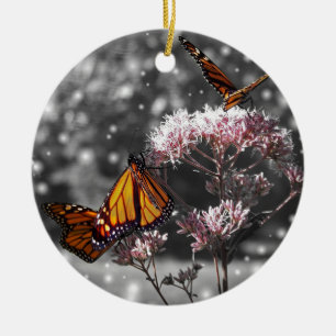 Monarch Butterfly Foto Atemberaubend ADD TEXT Keramik Ornament