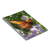Monarch Butterfly Foto Lila Blume Natur Notizblock (Rechte Seite)