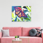 Monarch Butterfly Fotografy Wall Dekoration Leinwa Leinwanddruck (Insitu (Wohnzimmer))