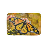 Monarch Butterfly Garden Art Badematte (Vorderseite)