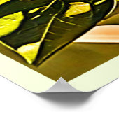 Monarch Butterfly Garden Art Poster (Ecke)