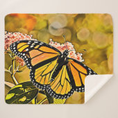  Monarch Butterfly Garden Art Sherpadecke (Vorderseite (Horizontal))