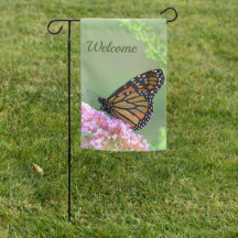 Monarch Butterfly Garden Flag