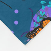 Monarch Butterfly Garden Fleecedecke (Ecke)