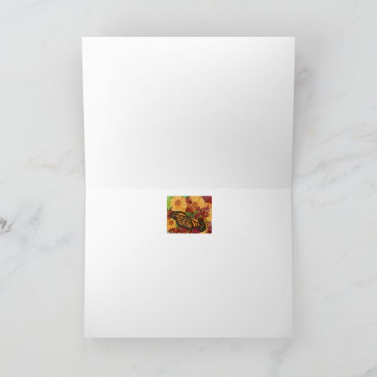 Monarch Butterfly Garden wird bald gut Karte (Innenseite)