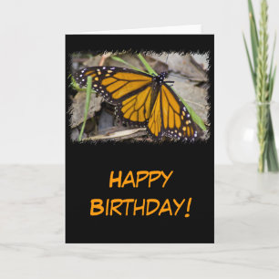 Monarch Butterfly Geburtstag Karte