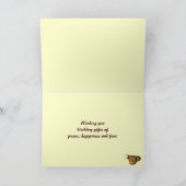 Monarch Butterfly Geburtstag Karte (Innenseite)