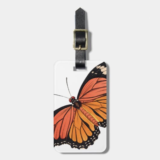 Monarch Butterfly Gepäckanhänger (Vorderseite vertikal)