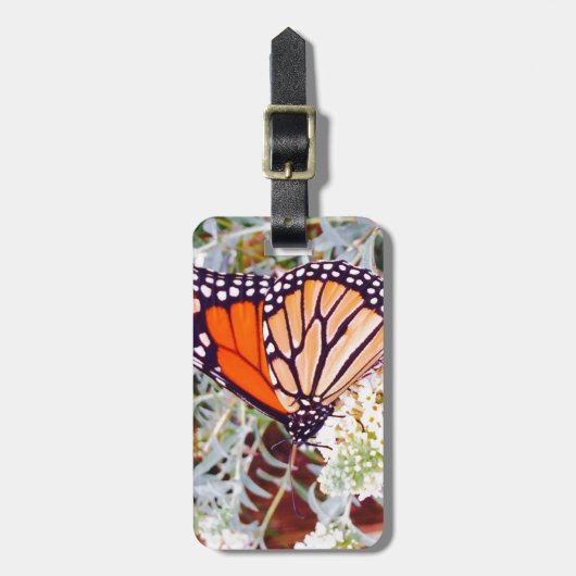 Monarch Butterfly Gepäckanhänger (Vorderseite vertikal)