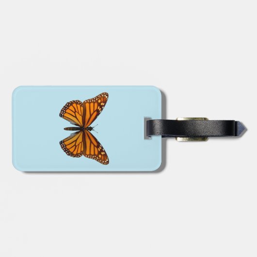 Monarch Butterfly Gepäckanhänger (Rückseite horizontal)