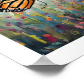 Monarch Butterfly Gerahmtes Foto Poster (Ecke)
