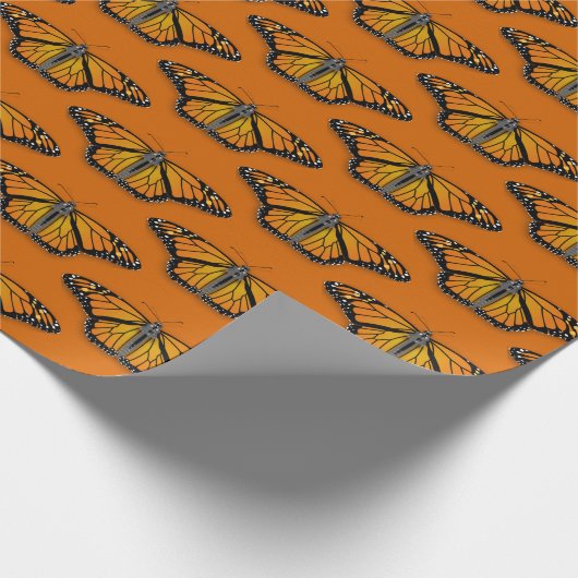 Monarch Butterfly Geschenkpapier (Ecke)