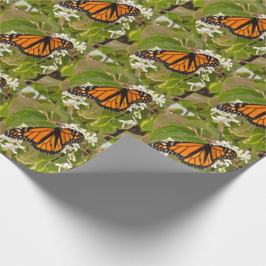 Monarch Butterfly Geschenkpapier (Ecke)