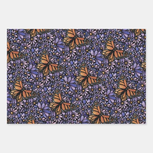 Monarch Butterfly Geschenkpapier Set (Vorderseite 2)