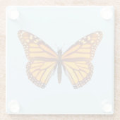 Monarch Butterfly Glasuntersetzer (Rückseite)