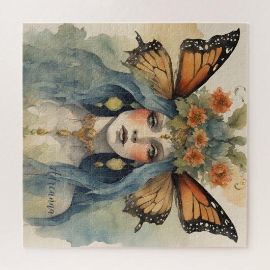 Monarch Butterfly Goddess Puzzle (Horizontal)