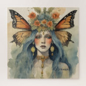Monarch Butterfly Goddess Puzzle (Vertikal)
