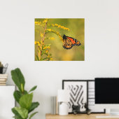 Monarch Butterfly Goldenrod Poster (Heimbüro)