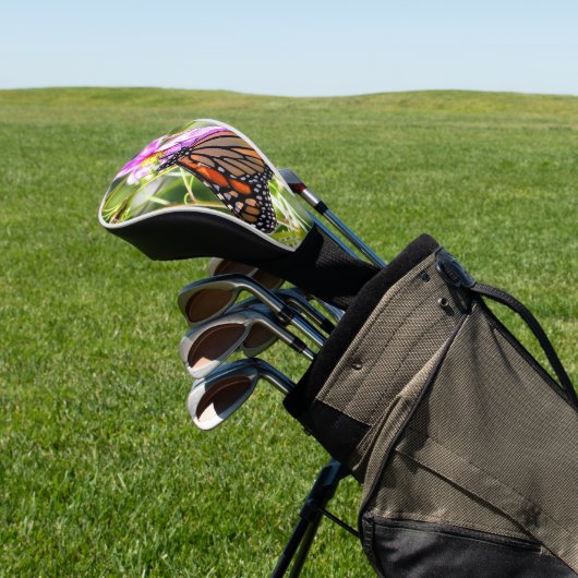 Monarch Butterfly Golf Headcover (In SItu)