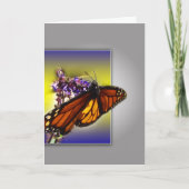 Monarch Butterfly Grüße Karte (Vorderseite)