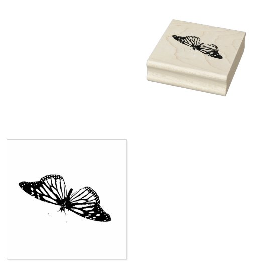 Monarch Butterfly Gummistempel (Stempel)