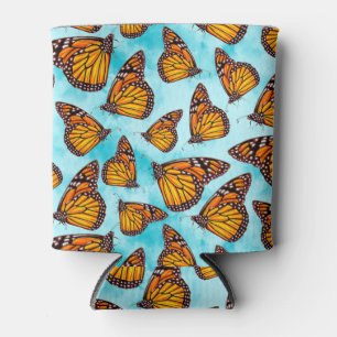 Monarch Butterfly Illustration über Wolken Dosenkühler