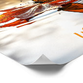 Monarch Butterfly im Herbst Poster (Ecke)