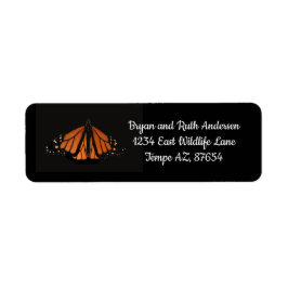 Monarch Butterfly im Schlüssel von Orange